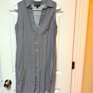 Collared shirt dress